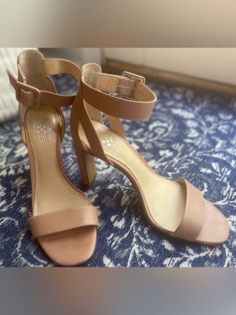 Vince Camuto Women's Nude Heeled Sandals